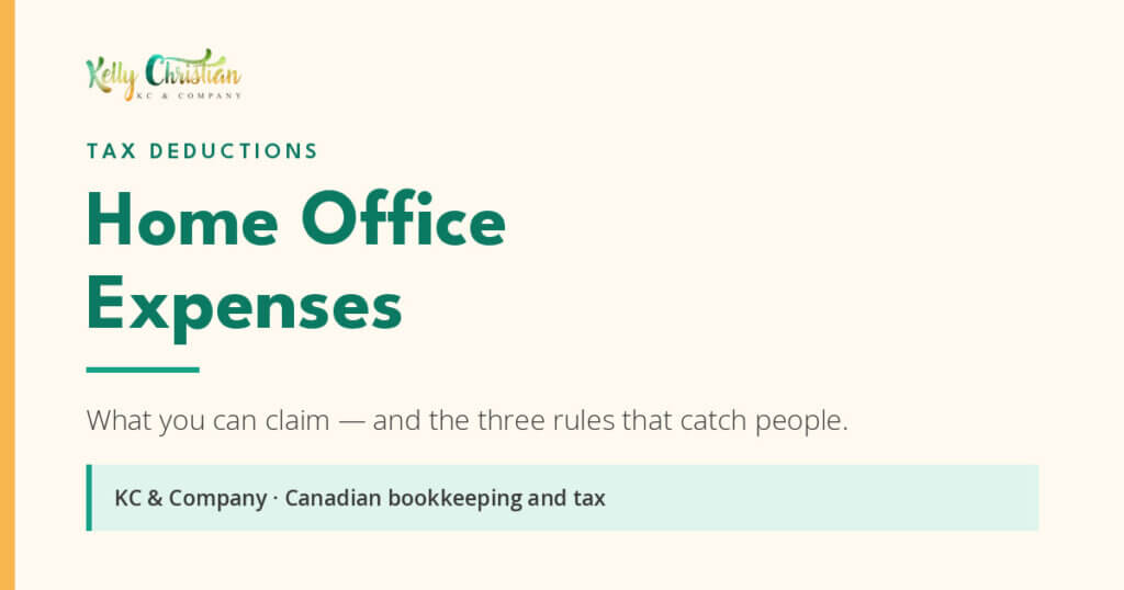 Home office expenses: what you can claim — KC & Company